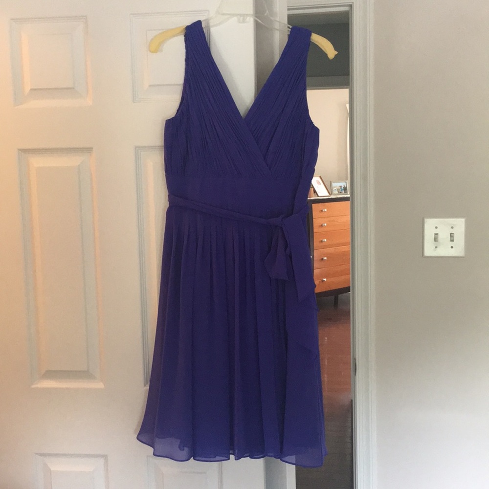 Ralph Lauren “indigo/violet” dress. Knee length